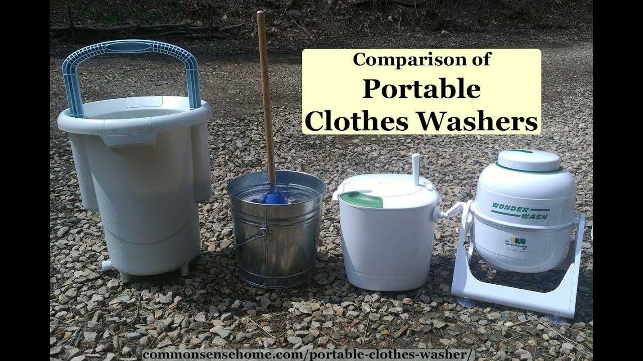 Comparison of Portable Clothes Washers