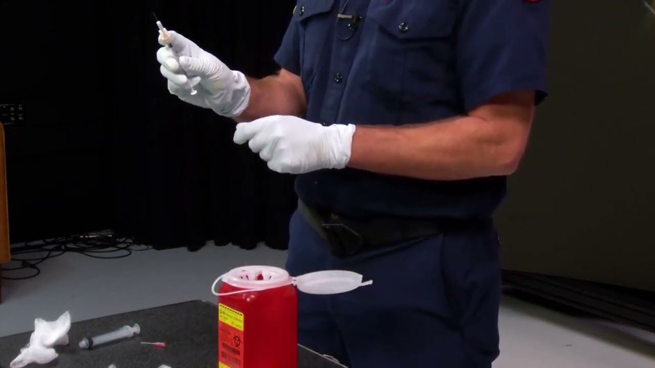 Sharps container