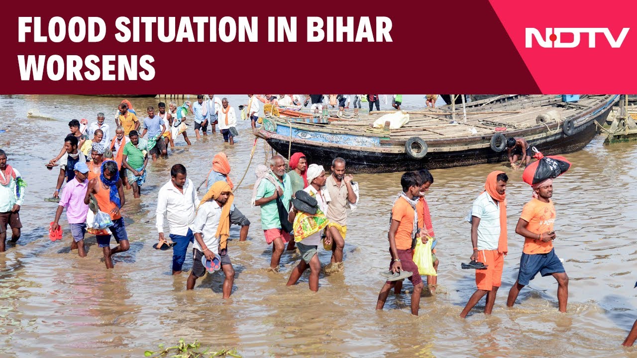 Floods In Bihar | Flood Situation In Bihar Worsens, Embankments Of Kosi River Breached
