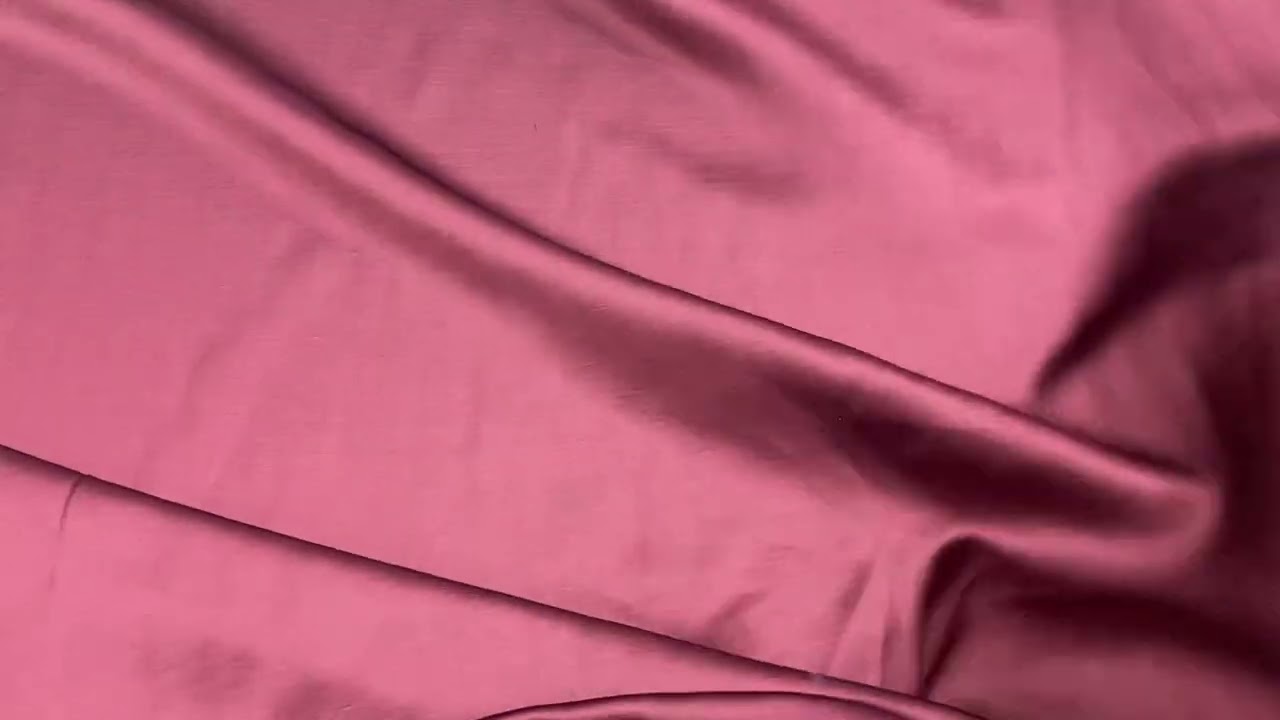 Linen Viscose Satin- Mulberry Maroon #14072