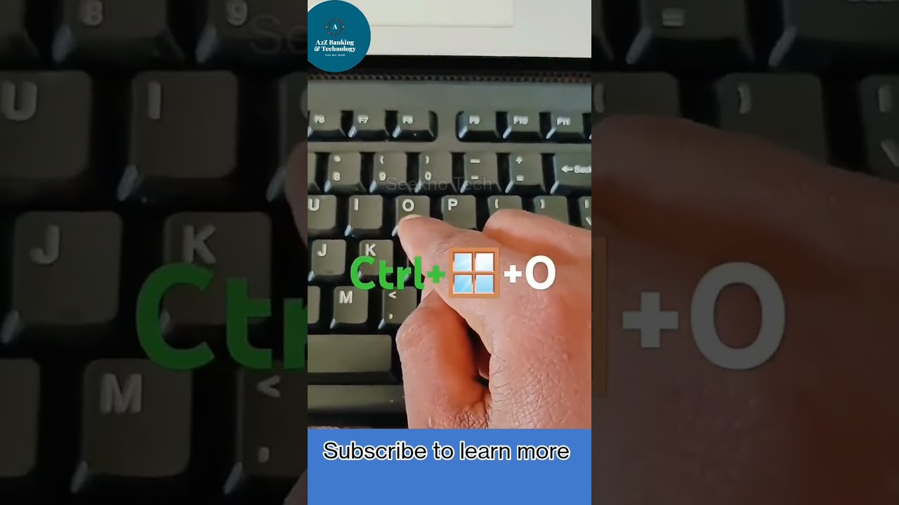 🔥 Secret Keyboard Trick! | Use Ctrl + Windows + O | On-Screen Keyboard Shortcut  #excel #exceltips