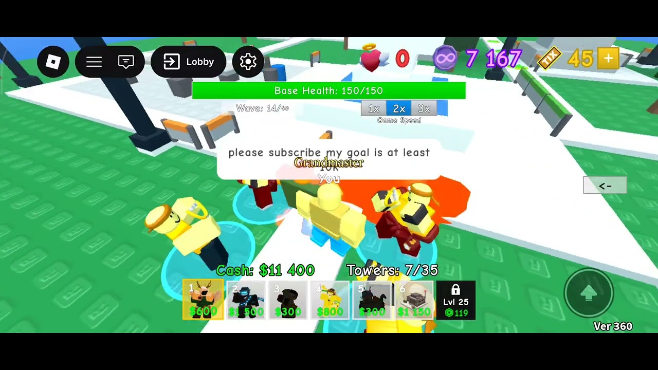 Playing endless mode in RTD #roblox #retrotowerdefense 