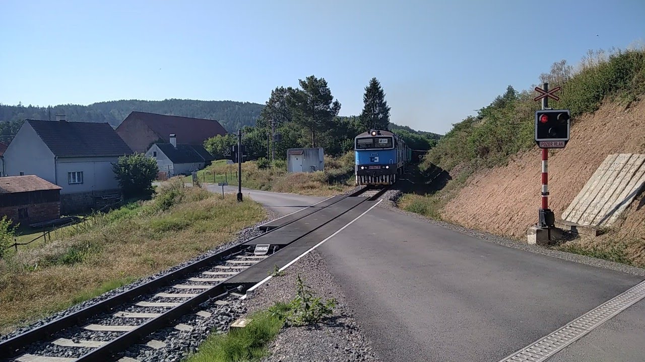 Železniční přejezd Přehořov #1 13.8.2024 / Czech railroad crossing