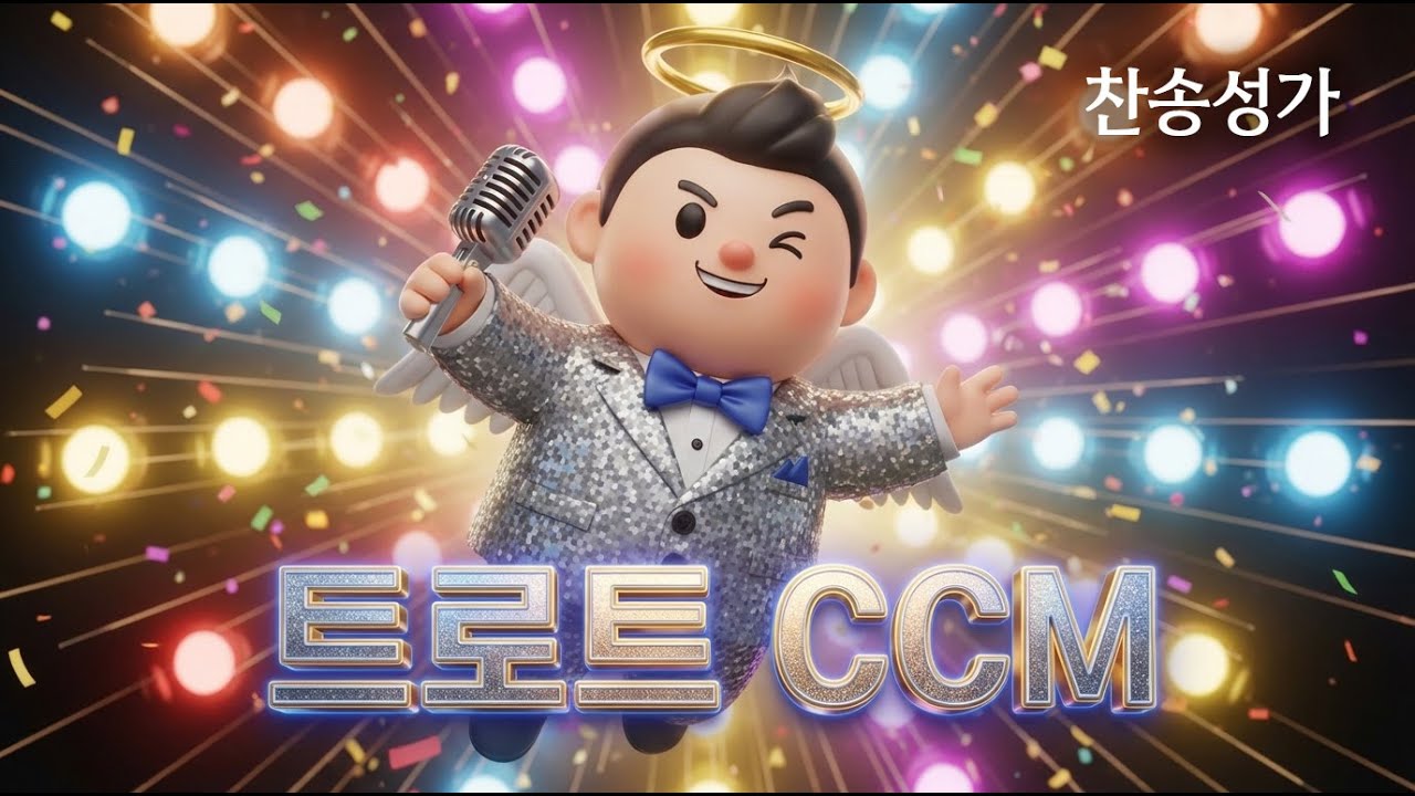 [찬양 CCMPlaylist] 트롯트 감성 즐겁게 듣는 신바람 찬양 메들리 (중간광고X)｜#찬양플레이리스트 #트로트CCM