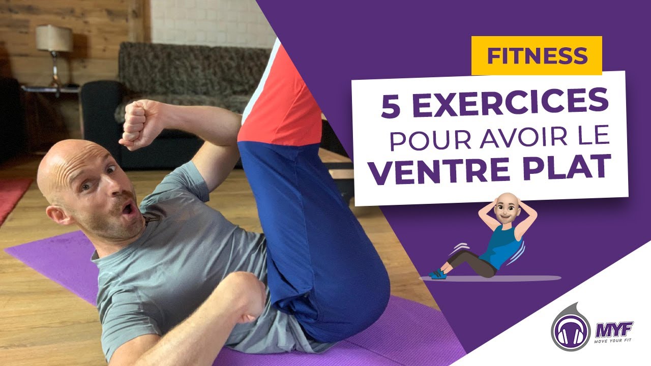 5 exercices pour un ventre plat - Move Your Fit