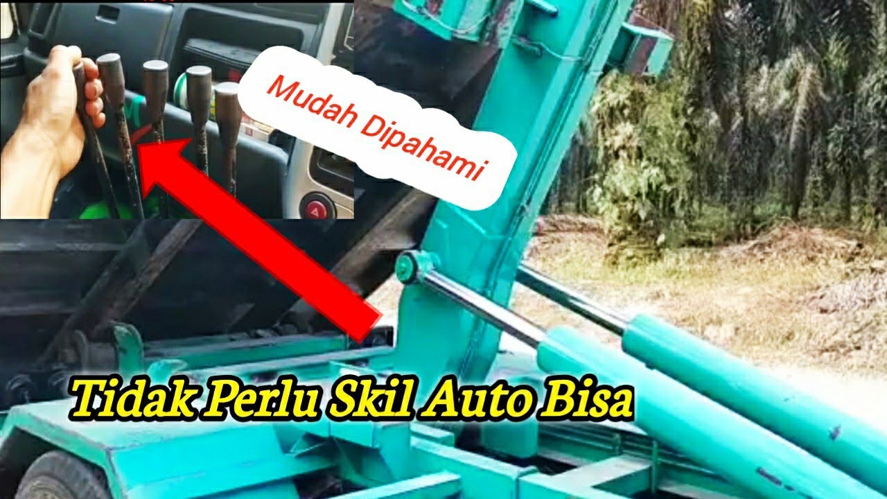 Cara Menurunkan Bak Truck Bin || Mobil Bak Hidrolik ..