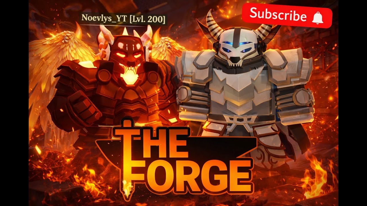 We're playing world 4 on The Forge on Roblox With Noevy