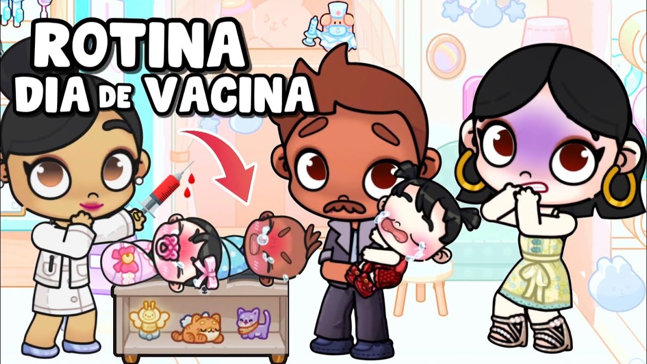 ROTINA DIA DE VACINA DAS CRIANÇAS | AVATAR WORLD ROTINAS E HISTÓRIAS