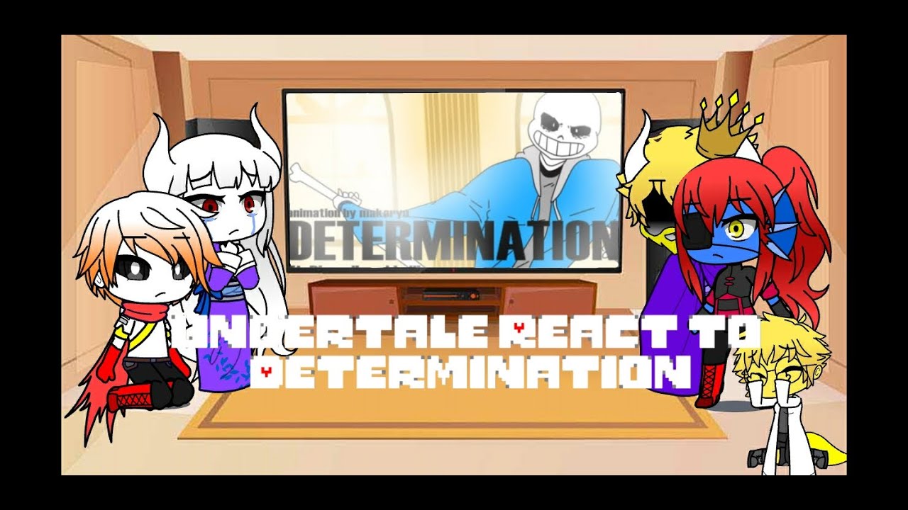 Multiverse 427 Ep 1 || Undertale React to Determination animation || Gacha Club