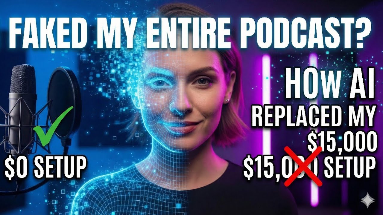 I Faked My Entire Podcast? How AI Replaced My $15,000 Studio Setup