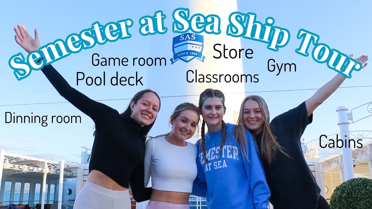 Semester at Sea MV World Odessey Ship Tour | college on a floating campus spring 2022