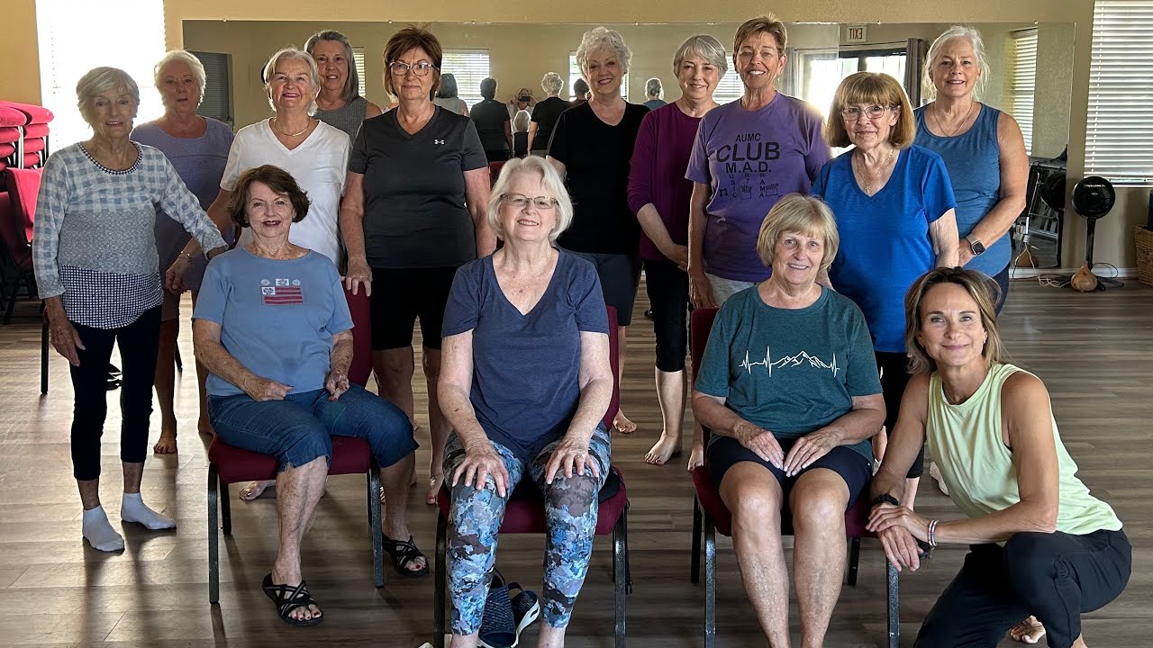 Chair yoga— joint mobility