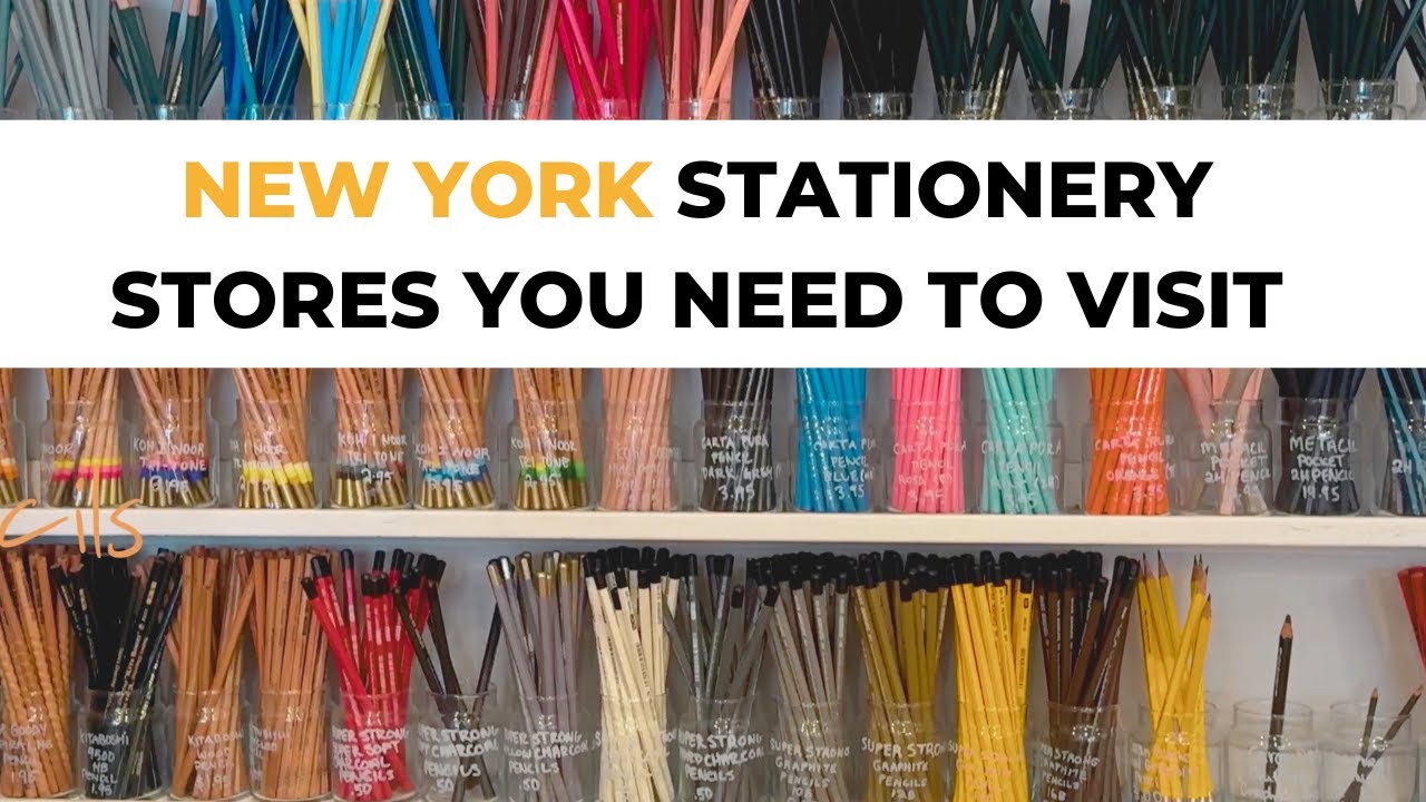 Discover the BEST New York Stationery Stores  & haul