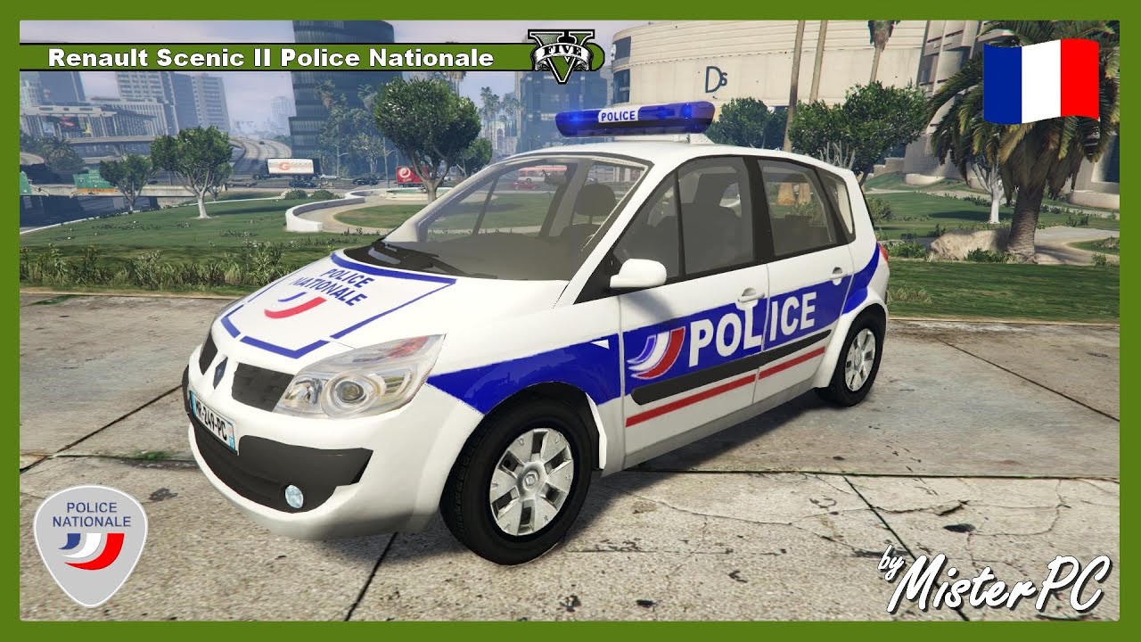 GTA 5 - Renault Scenic II Police Nationale - by MisterPC