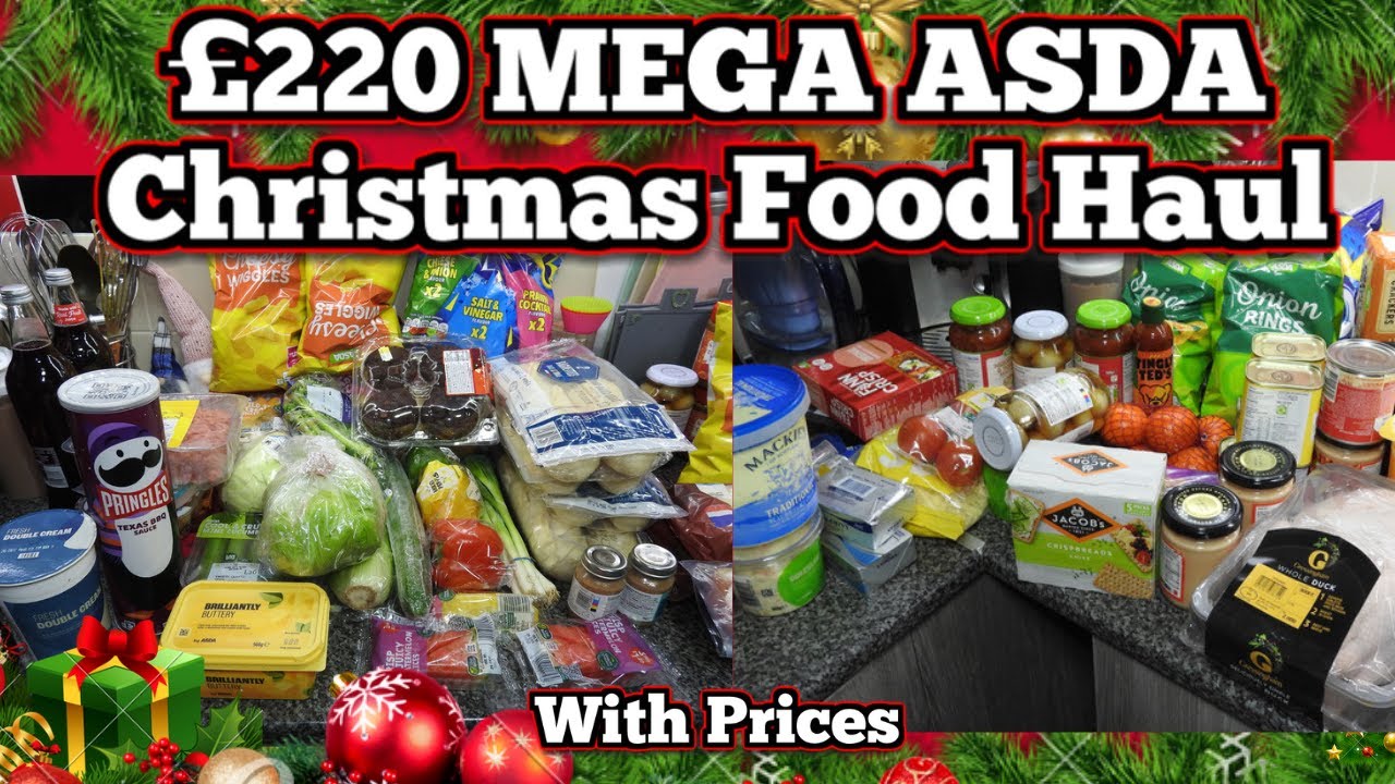 Наш мега-рождественский продуктовый набор Asda стоимостью 220 фунтов стерлингов │По ценам 2023 года