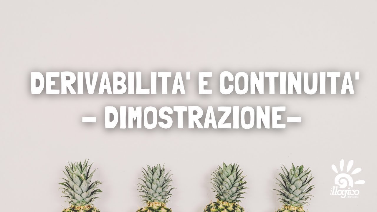 Derivabilità e continuità, il teorema.