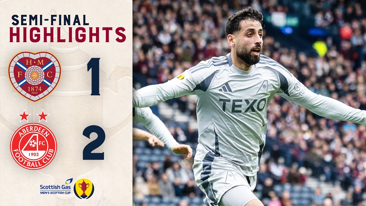 Hearts 1-2 Aberdeen | Dabbagh Sends Dons to Final! | Scottish Gas Scottish Cup Semi-Final