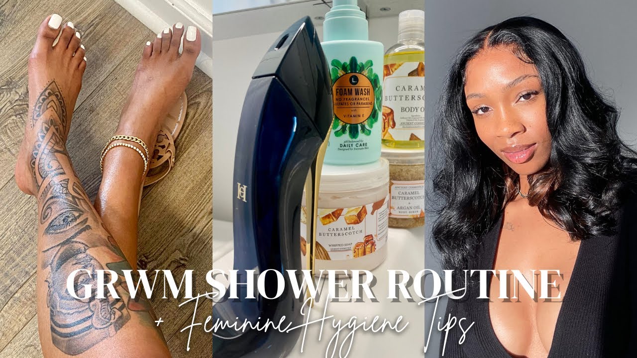 GRWM: My Relaxing Shower Routine + Feminine Hygiene Tips | Self Care Sunday Fun Day | Janika Bates