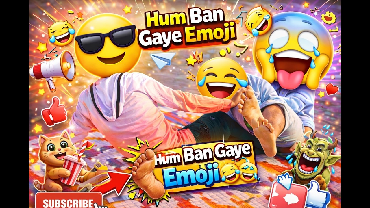 | Has Has Ke Gir Gaye😭😂 | Real Life Experiment|Emoji Challenge Gone Wrong | Emoji Ban Ke Phas Gaye😂|