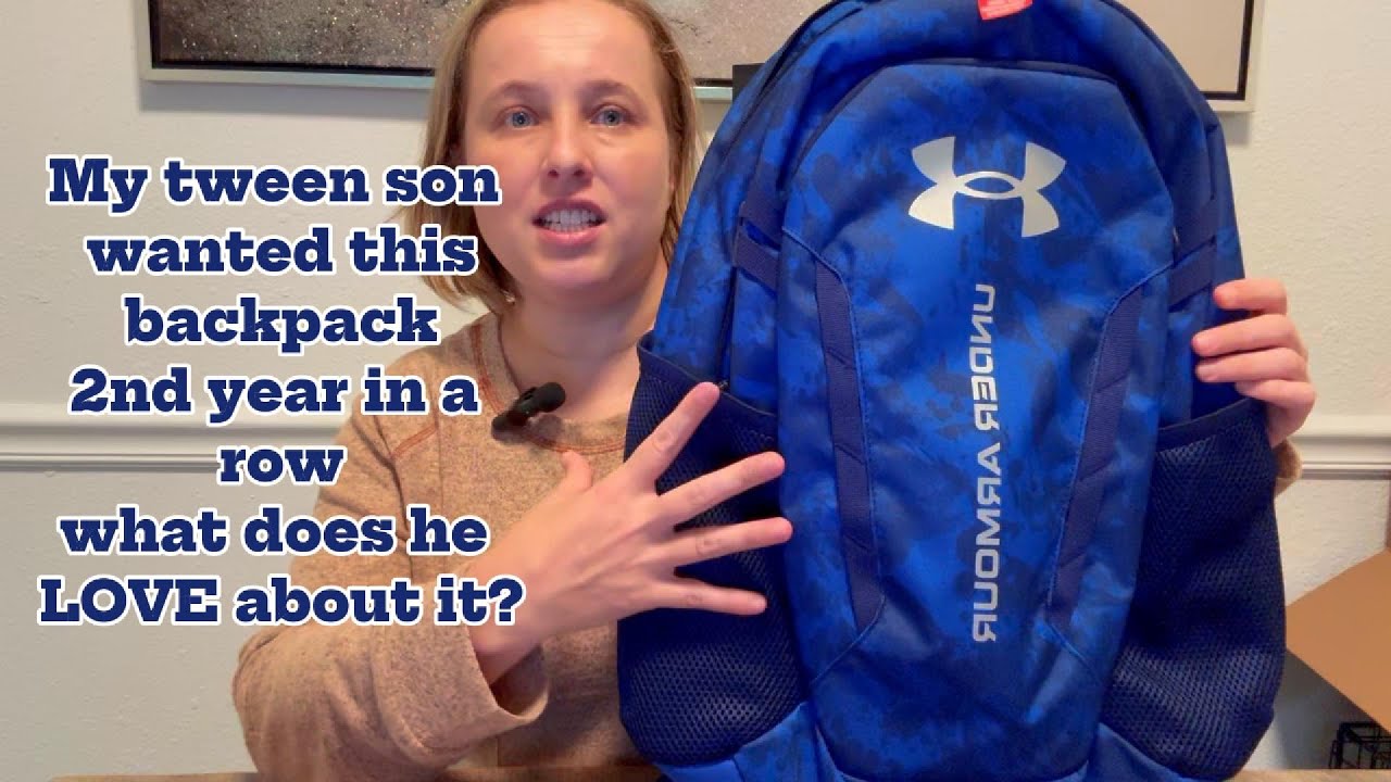 UA hustle 6.0 backpack REVIEW why this is a excellent choice for middle school, high school, college