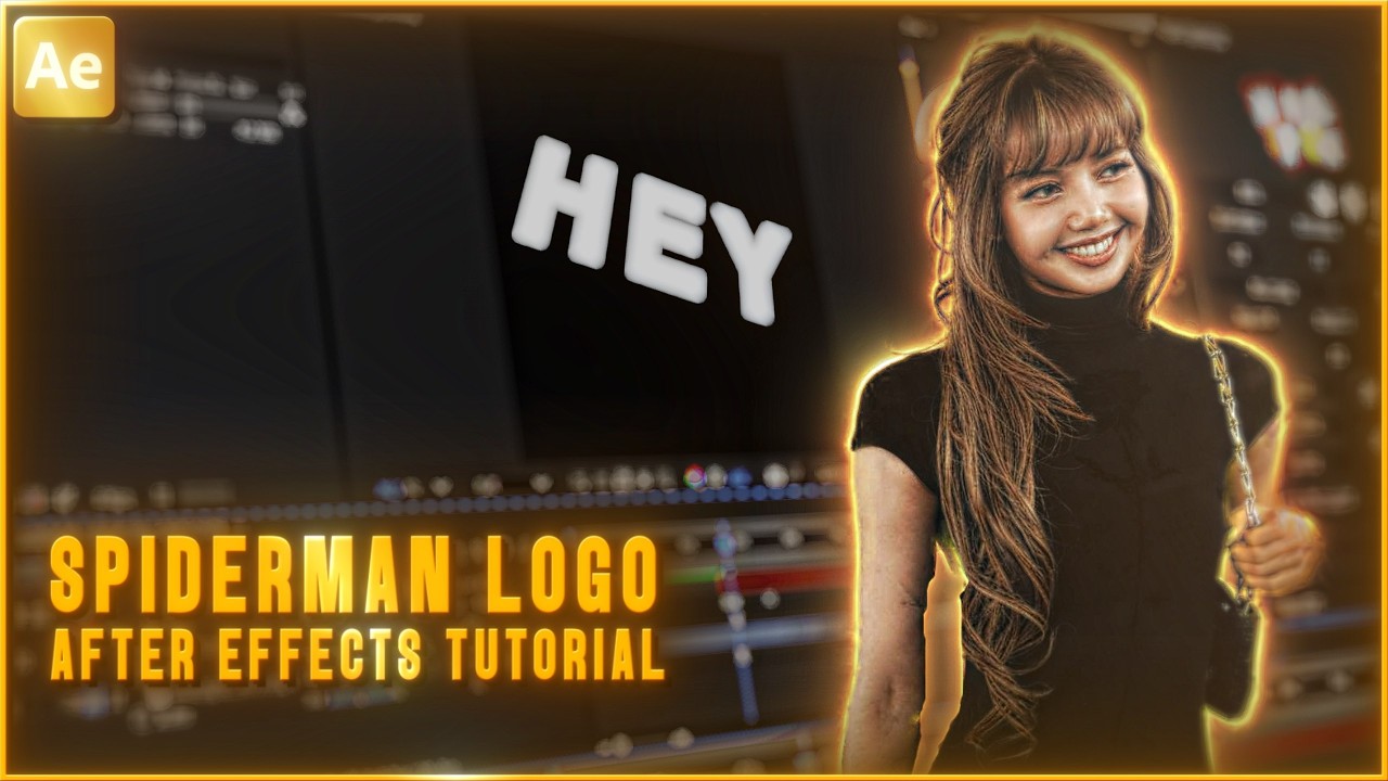 How To Make Spiderman Watermark In After Effects | Watermark Tutorial On After Effects.