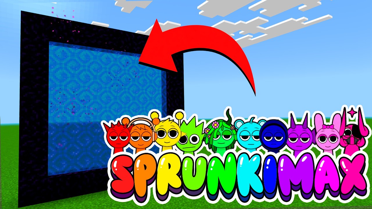 How To Make A Portal To The SPRUNKI Dimension in Minecraft!