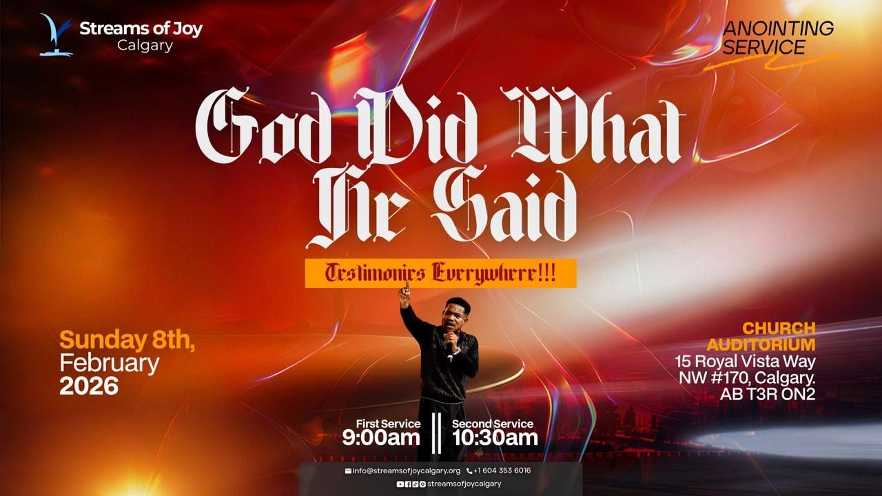 SUNDAY SERVICE | GOD DID WHAT HE SAID [TESTIMONIES EVERYWHERE] | FEB 8, 2026
