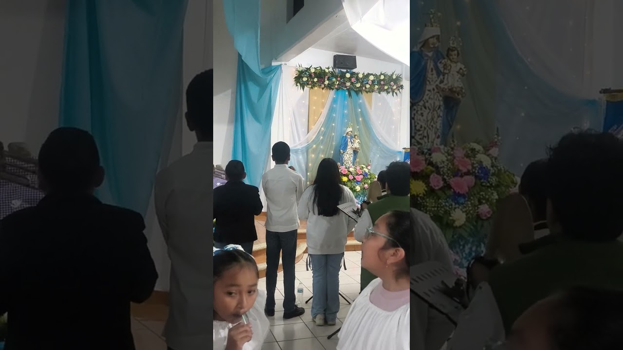 Celebración a nuestra señora Virgen de la Candelaria #banda#filarmonica#oro#verde#musica#tradiciones