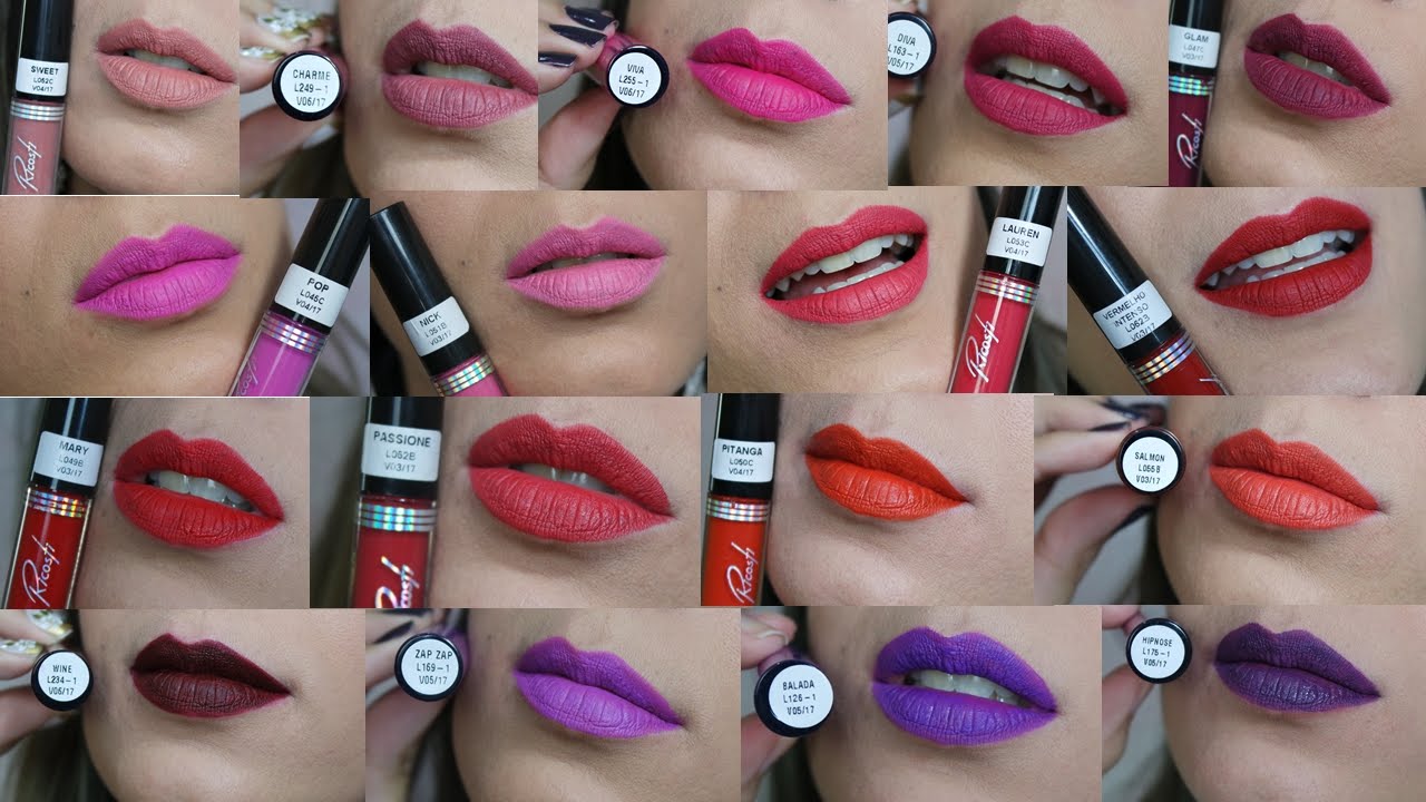 Batom Líquido Matte Ricosti - 17 cores!