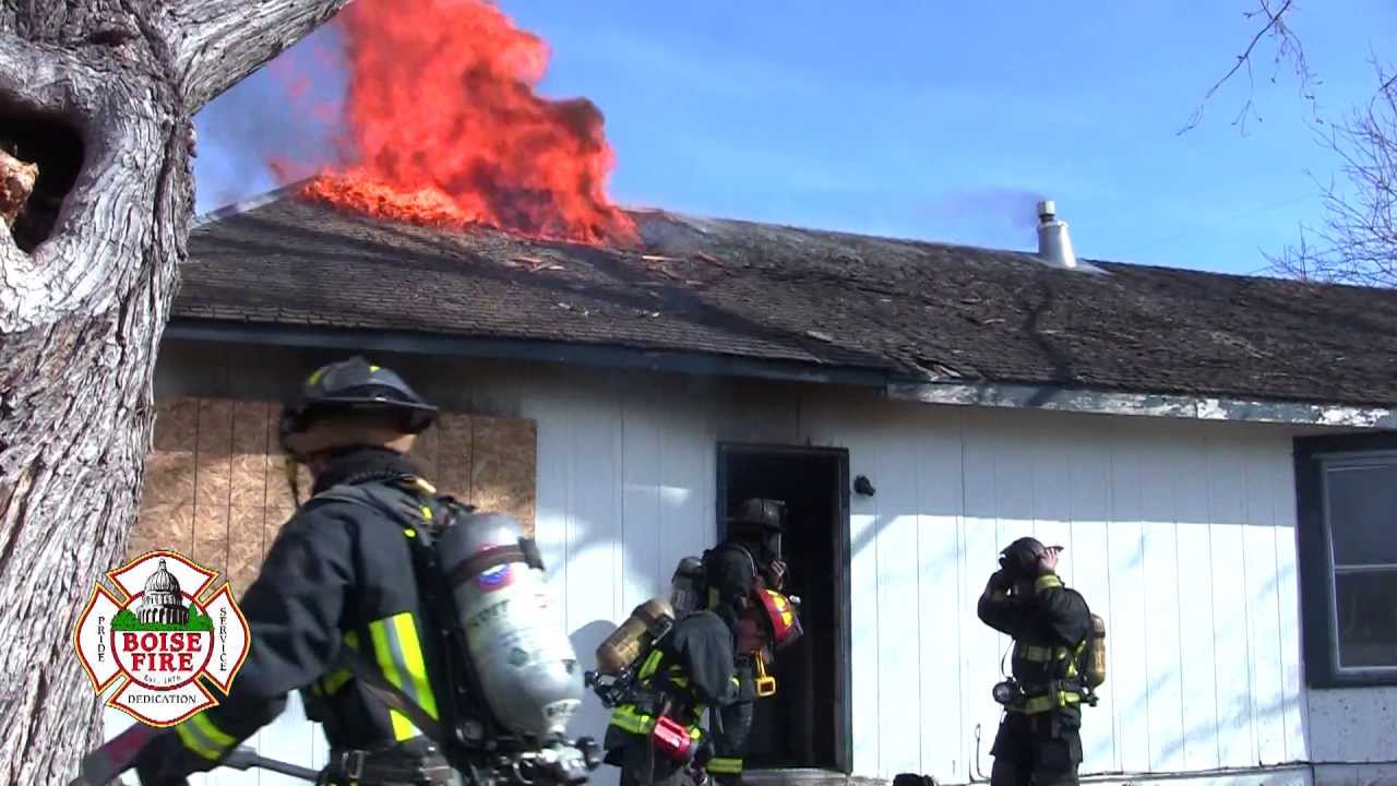 Boise Fire Academy; The final burn!
