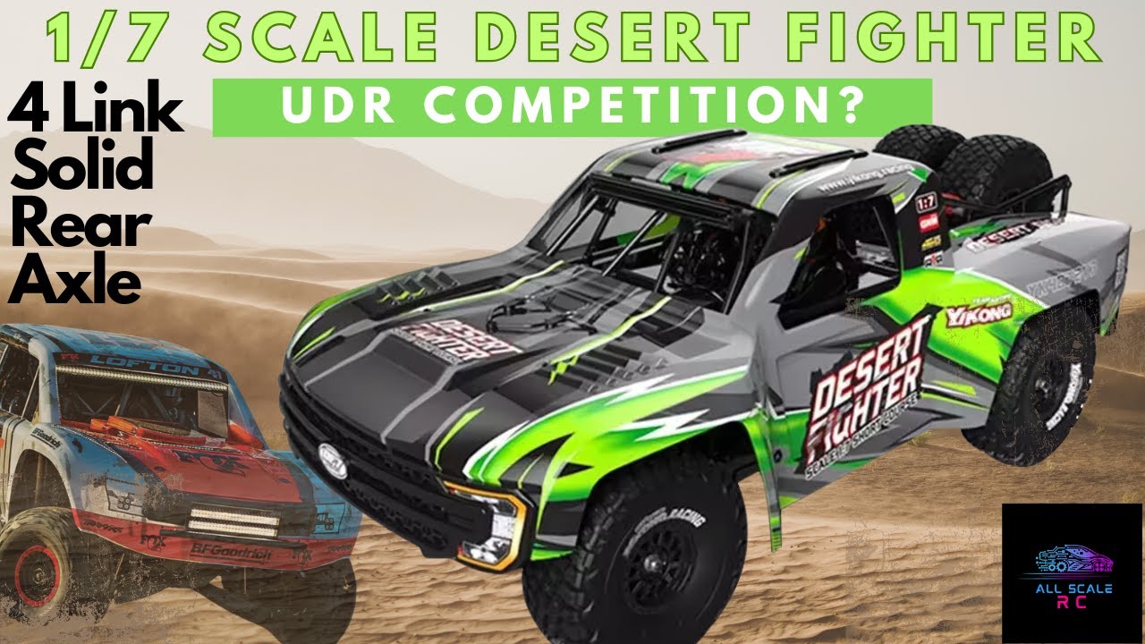 YIKONG DF7 1/7 YK4072V3 RC Desert Truck! #arrmamojave #traxxasudr #arrma #traxxas