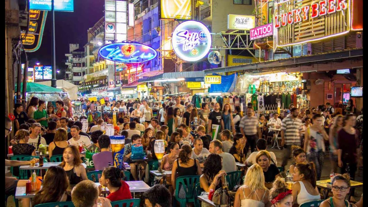 아따 사람많다 카오산로드 Khaosan Road