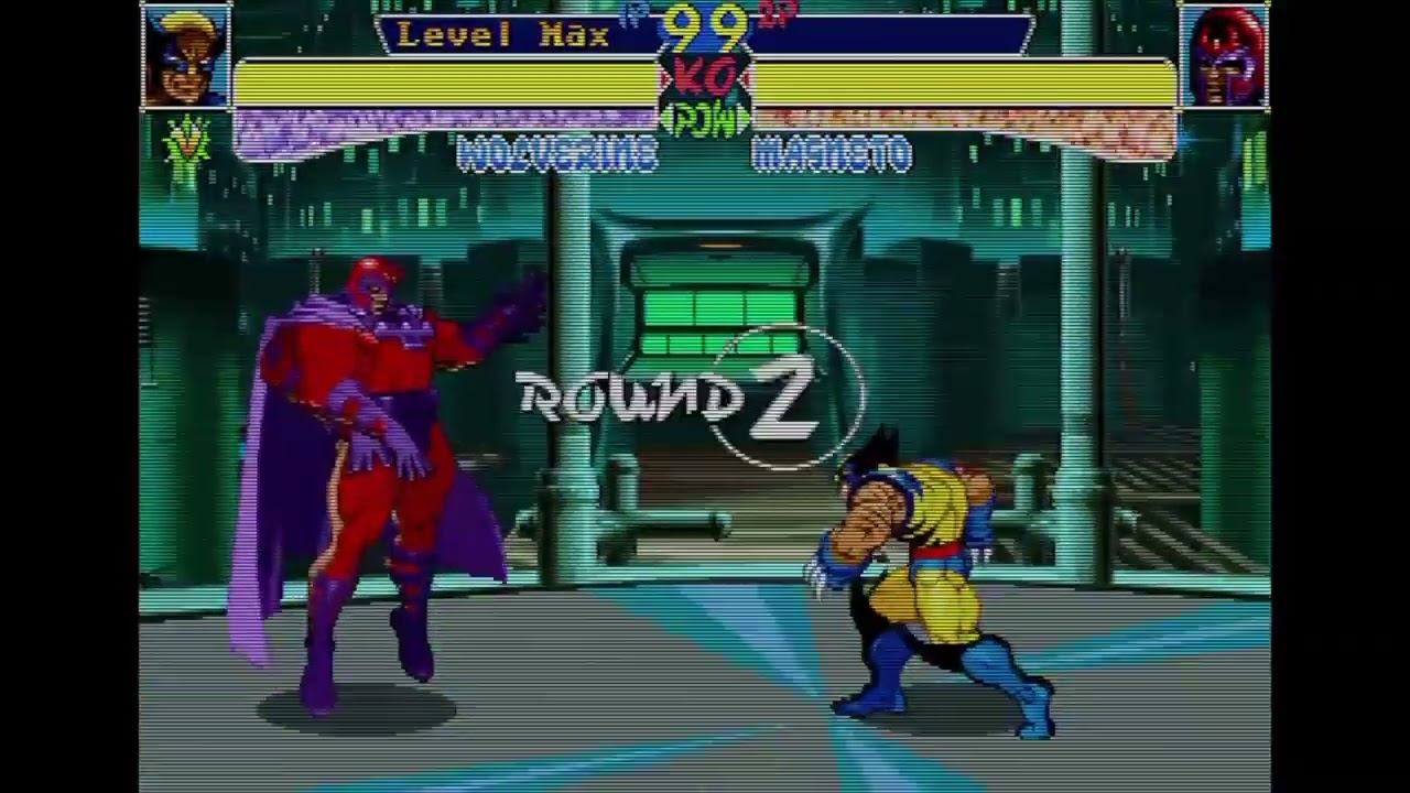 X Men Children of The Atom Magneto Final Boss