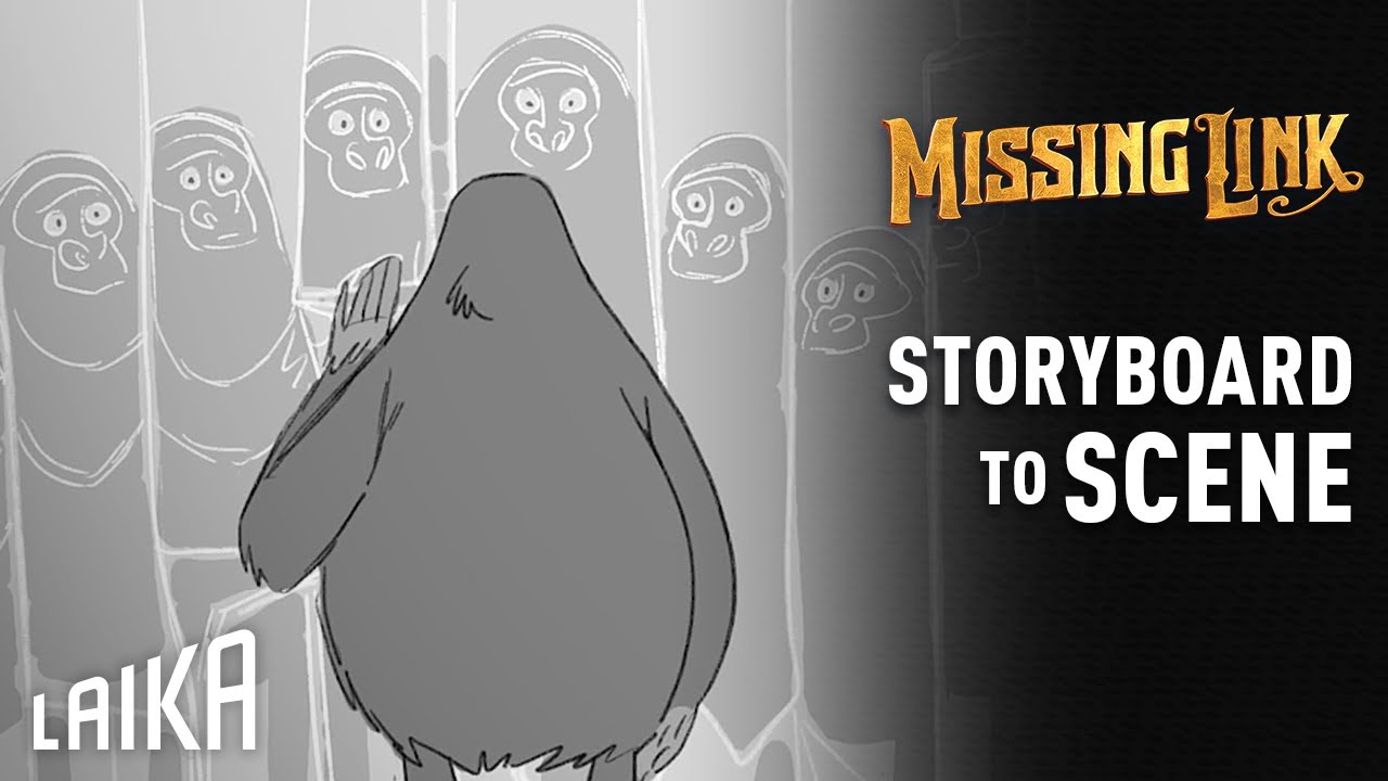Раскадровка к сцене «Великий сэр Лайонел» — Missing Link | LAIKA Studios