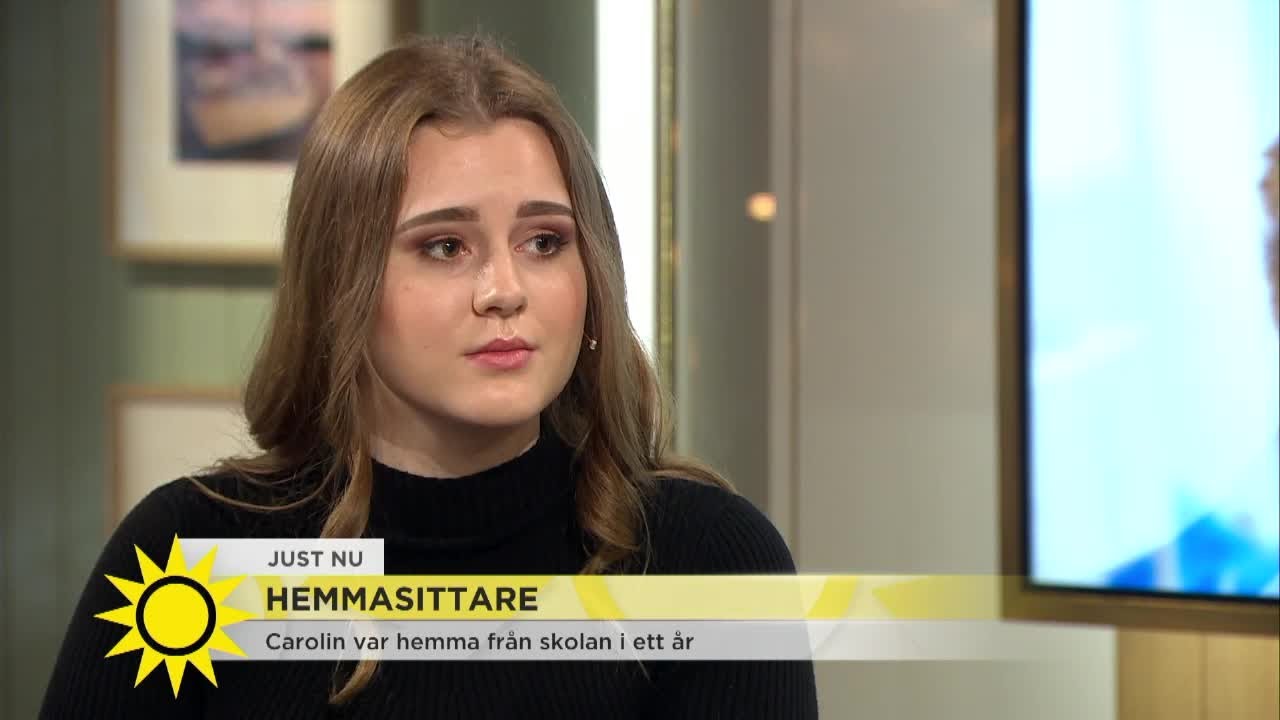 Carolin var hemma från skolan hela årskurs 6: 