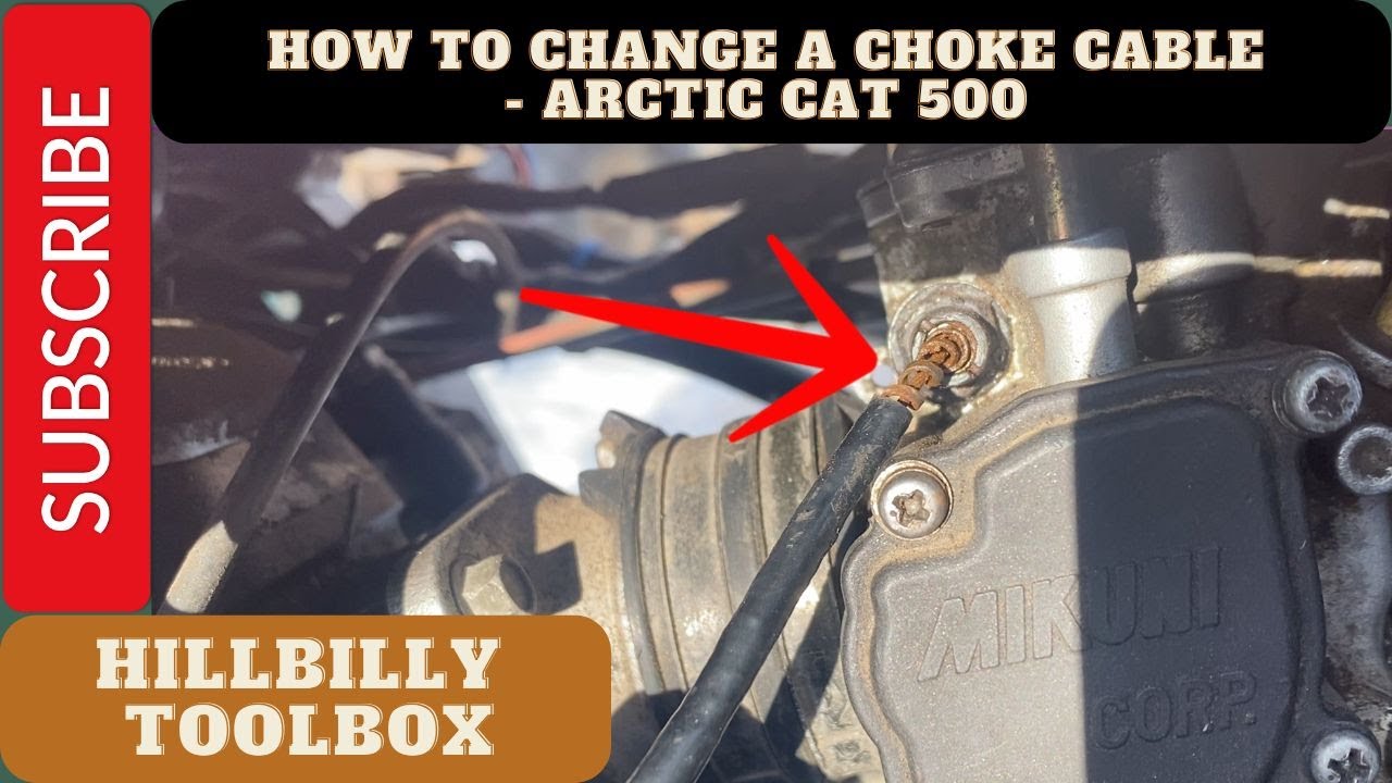 How to change your choke cable on an Arctic Cat 500 ATV
