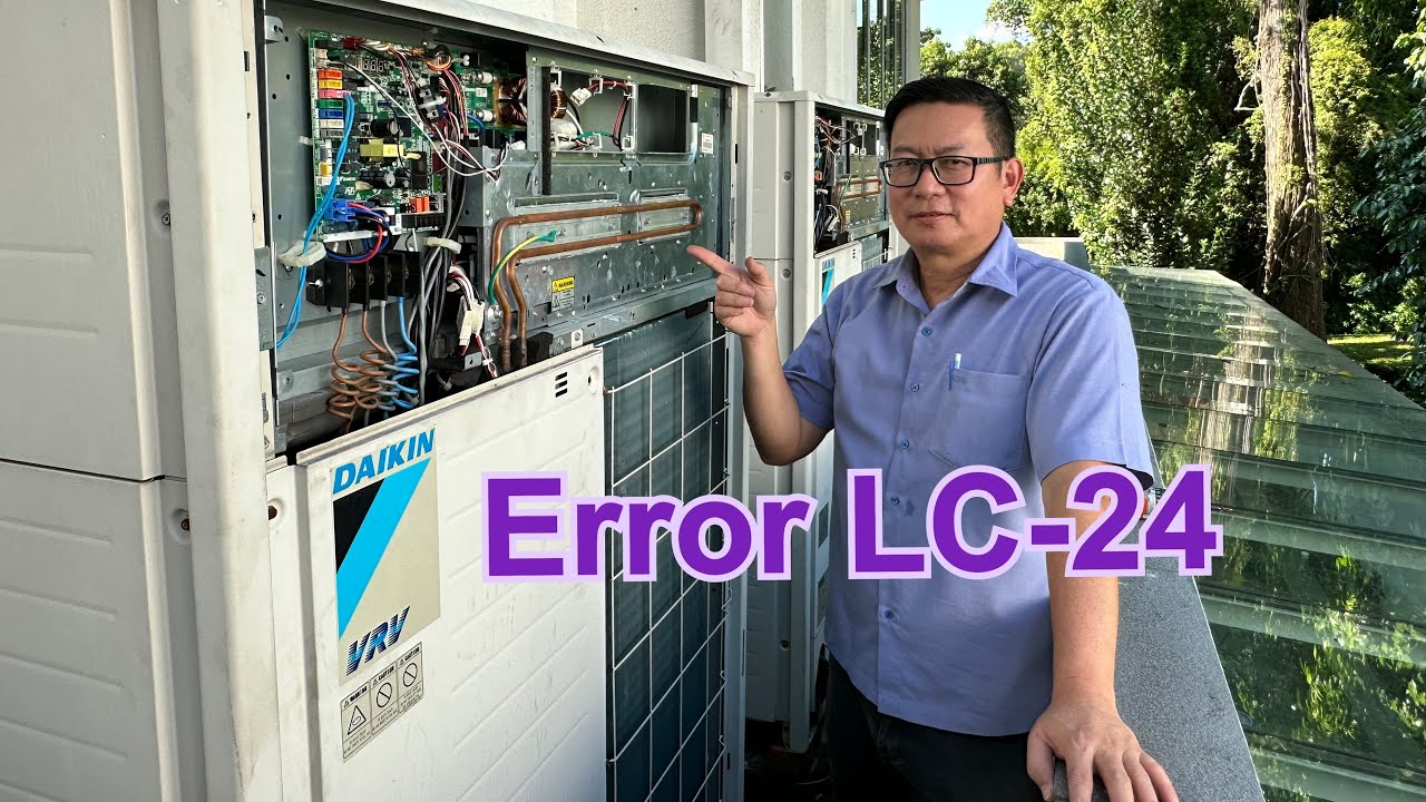 Daikin VRV4 [ Error LC-24 ] What’s the difference Inv Fan 1 & Inv Fan 2