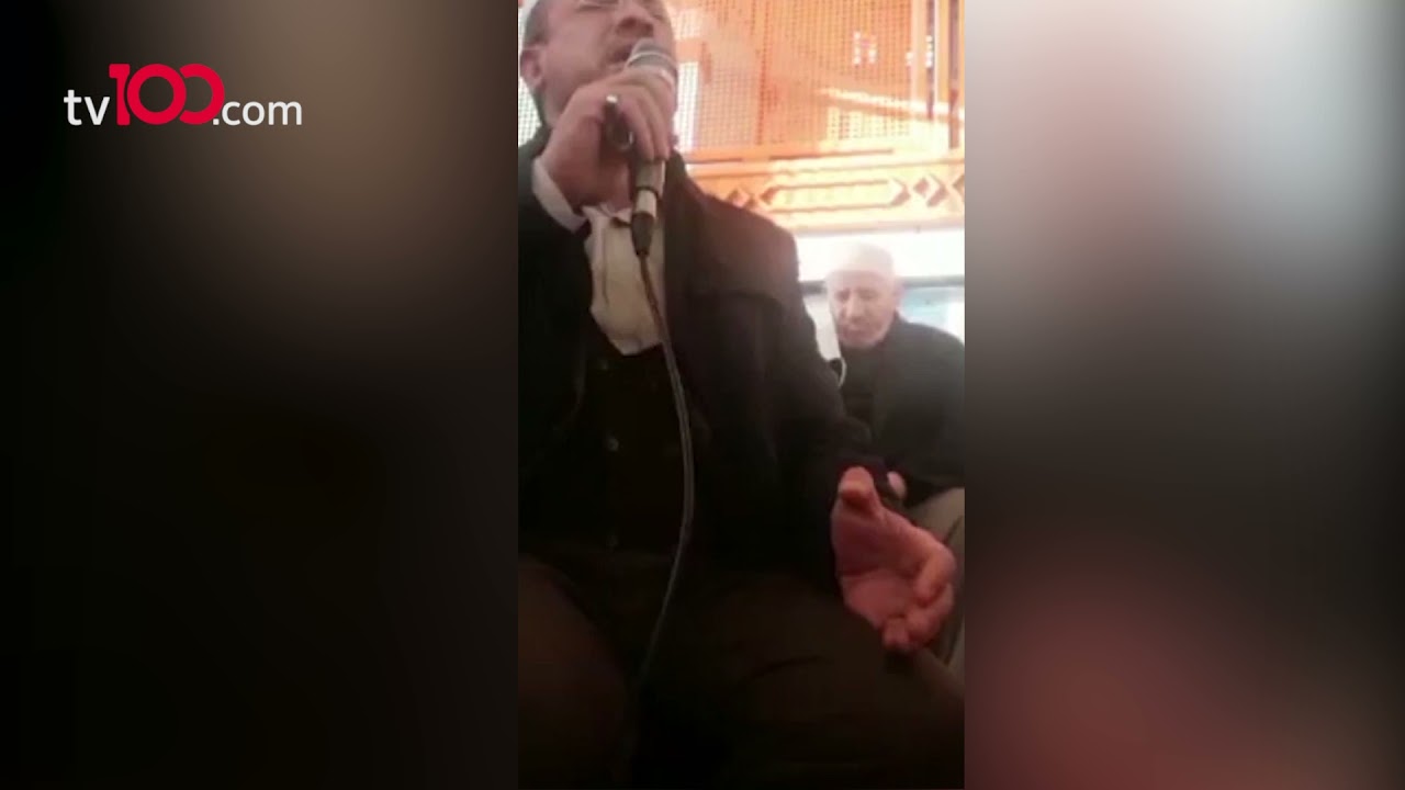 Kur'an okuyan imamın korktuğu anlar viral oldu: Kalpten gidecektim