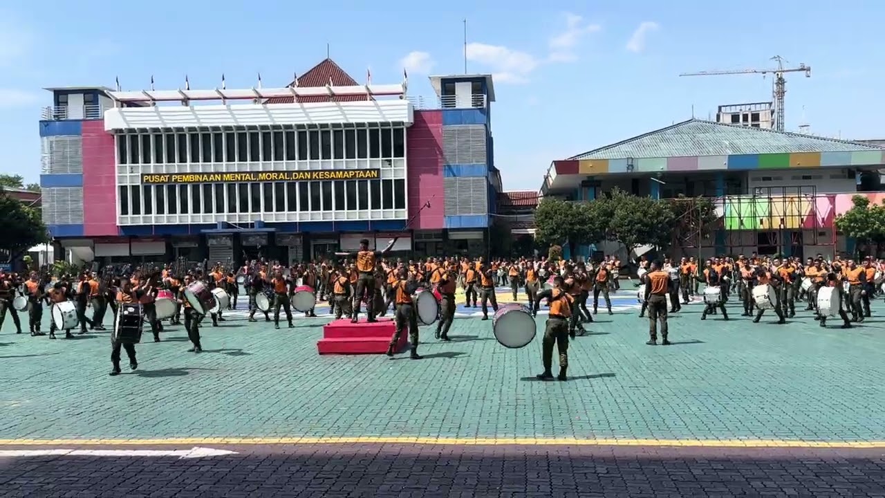 Drums Corp PIP Semarang Persiapan Wisuda 