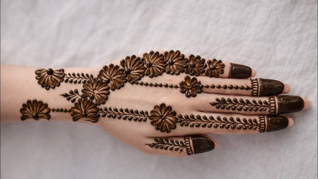 New stylish mehndi design/new mehndi design #like #subscribe #support #explore 