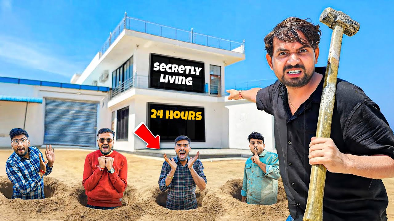 We Secretly Living 24 Hours In @MRINDIANHACKER Office 😭 - आज तो यहाँ बुरे ही फँस गए