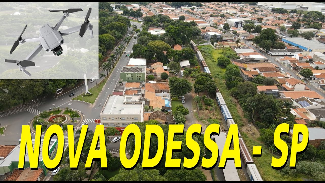 Nova Odessa - S&atilde;o Paulo - Voo de drone Mavic Air 2