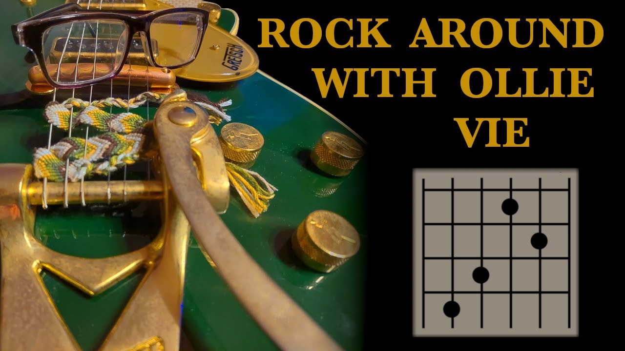 Rockabilly guitar lesson - Buddy Holly - Rock Around With Ollie Vie