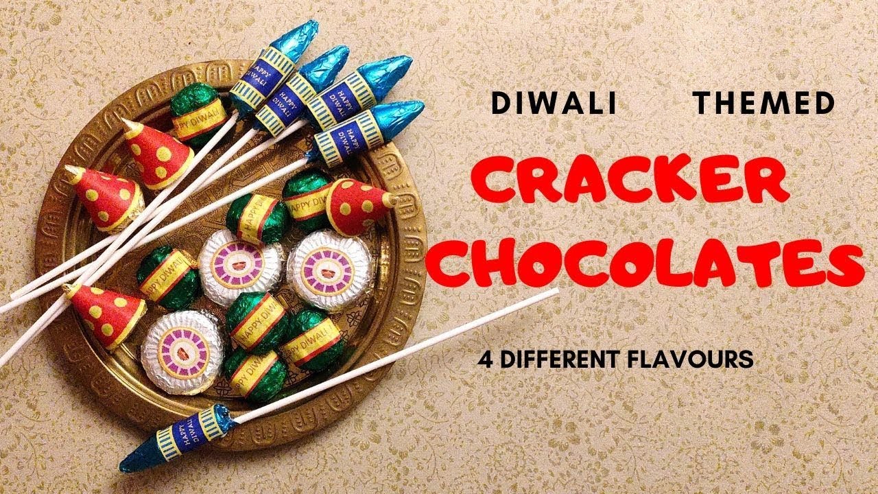 Firecracker chocolate- Diwali chocolate crackers -DIWALI special recipe- homemade chocolates [2019]