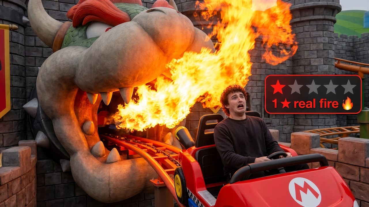 I Tested the WORST Rated Nintendo Theme Park