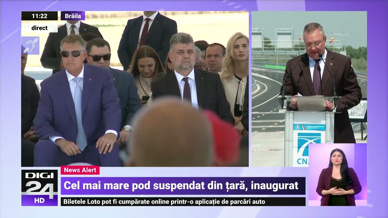 Nicolae Ciucă: Este cel mai important proiect românesc de infrastructură de după 1989