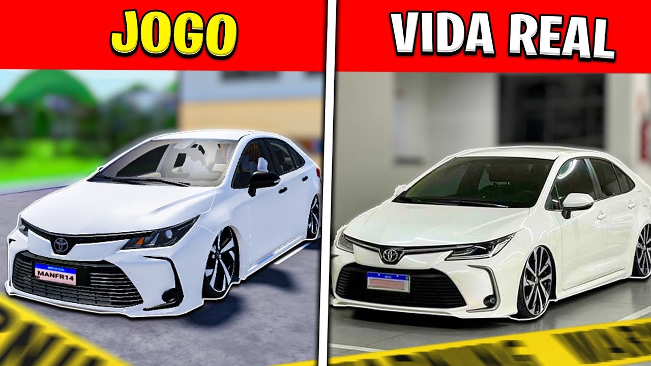 EQUIPEI CARROS DA VIDA  REAL NO REBAIXADOS ELITE BRASIL DO ROBLOX! 😱😱