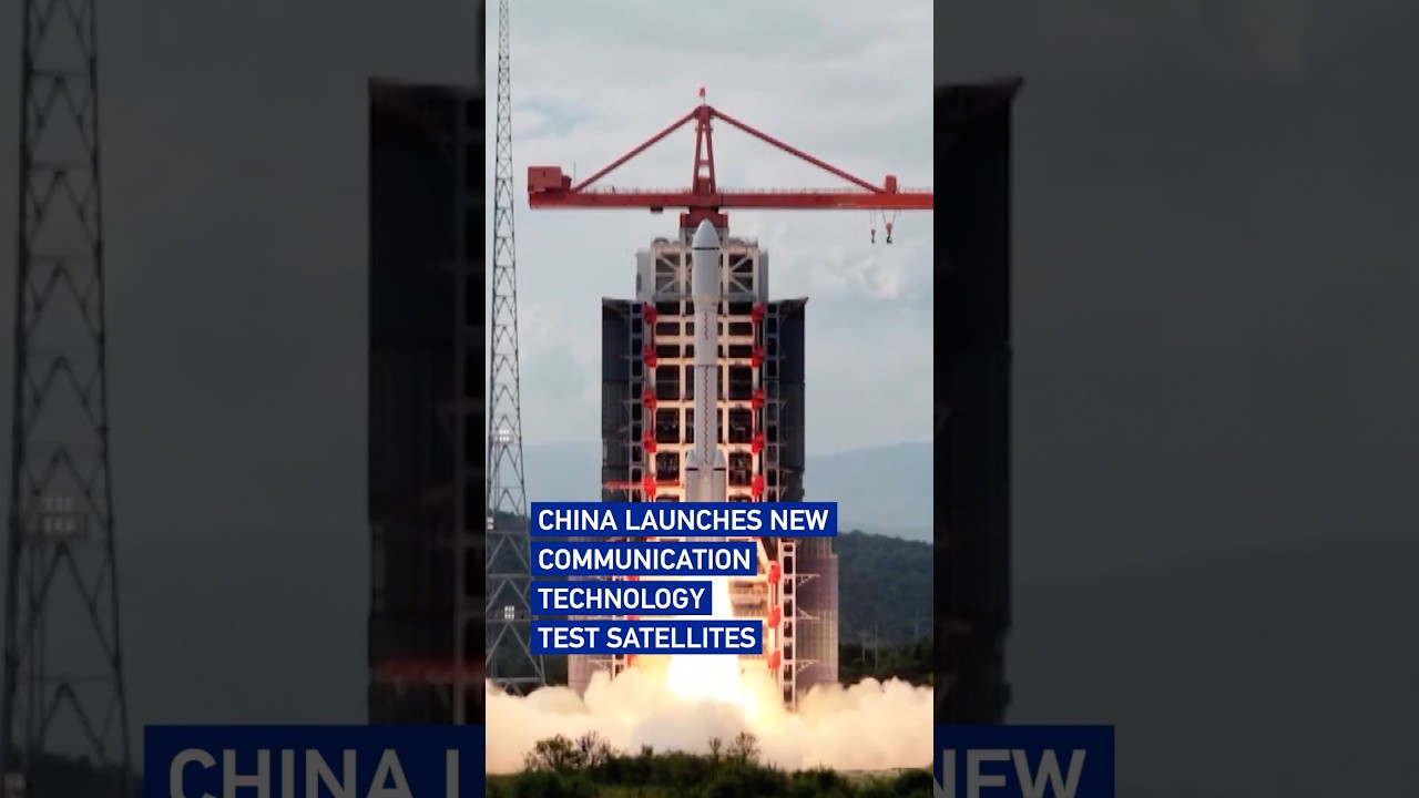 China launches new communication technology test satellites #coolchina