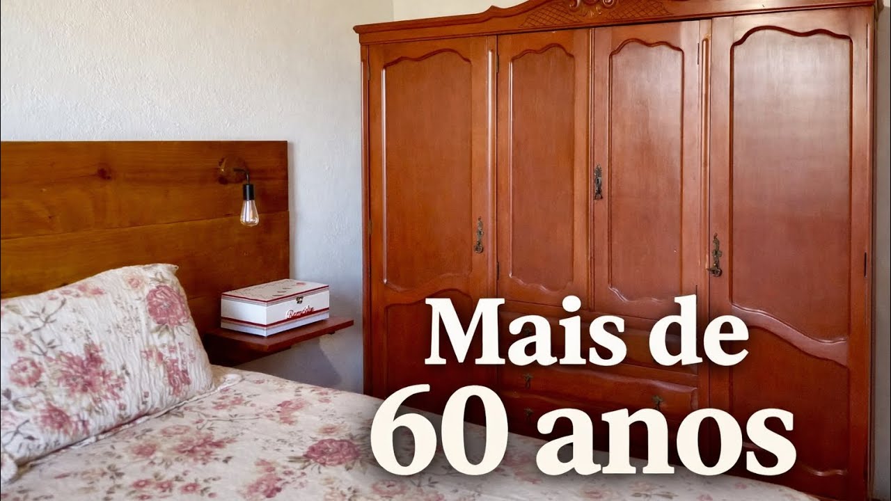 O GUARDA-ROUPA ANTIGO QUE MUDOU NOSSO QUARTO NO SÍTIO | VIDA SIMPLES NA ROÇA