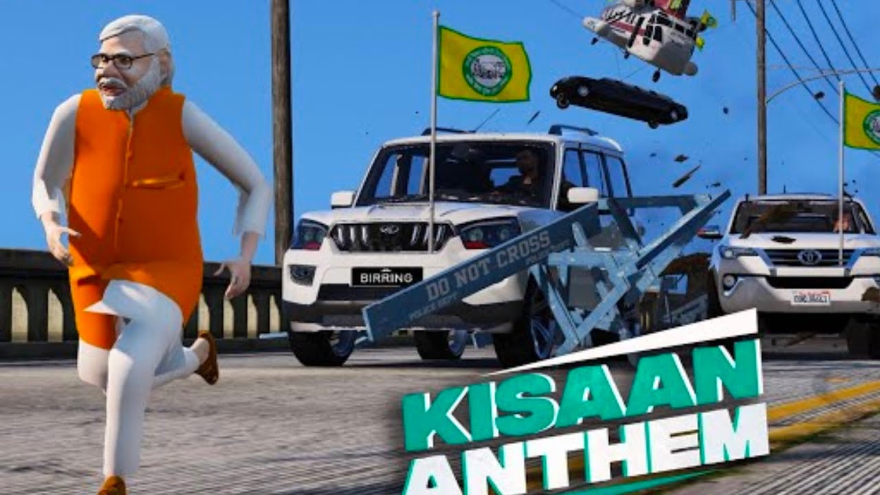 Kisaan Anthem | Animated Video | Kisaan andolan | Farmer Vs Modi | Farmer Vs Ambani | Adani